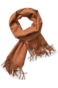 SKSL004 design pure color imitation cashmere scarf tassel scarf manufacturer detail view-5